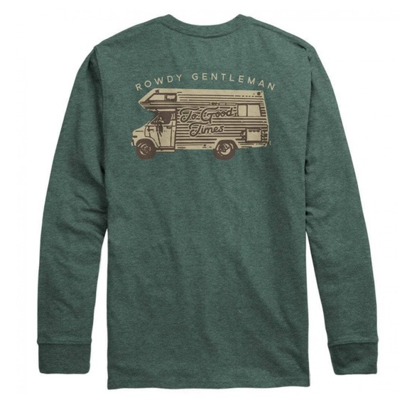 Men’s Rowdy Gentleman Boondockin’ Pocket Tee Shirt XL - Picture 1 of 4